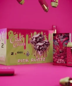 Cali Clear Pink Runtz 2g Disposable Vape