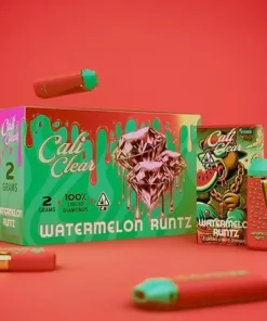Cali Clear Watermelon Runtz 2g Disposable Vape